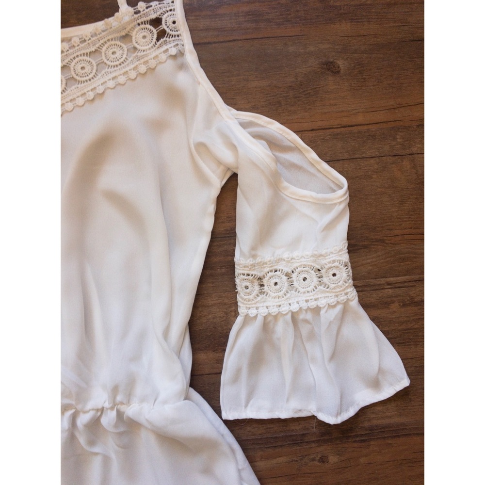 White Lace Romper